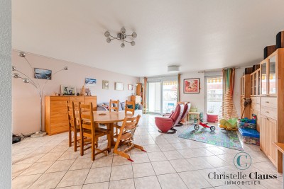 Appartement - HUNINGUE - 107m² - 3 chambres