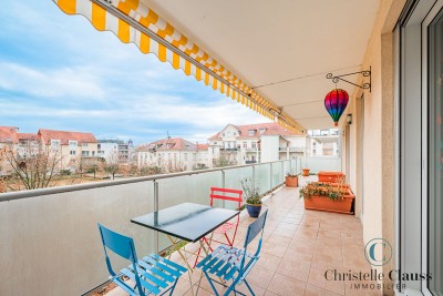 Appartement - HUNINGUE - 107m² - 3 chambres