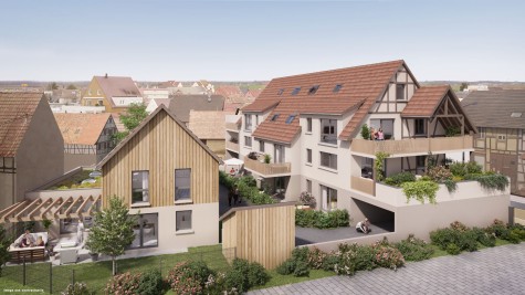 Appartement - ERSTEIN - 42m² - 1 chambre