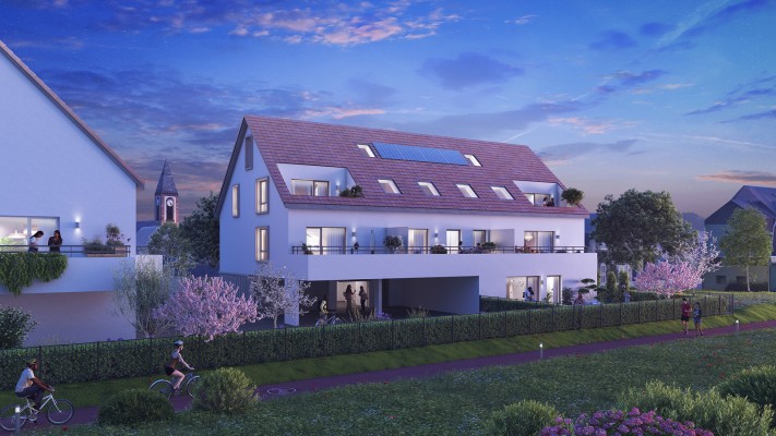 Programme neuf - NIEDERHAUSBERGEN - 56m² - 1 chambre