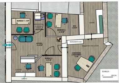 Local professionnel - STRASBOURG - 50m²