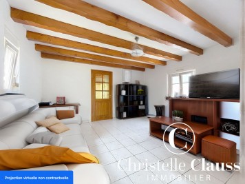 Maison - GAMBSHEIM - 99m² - 2 chambres